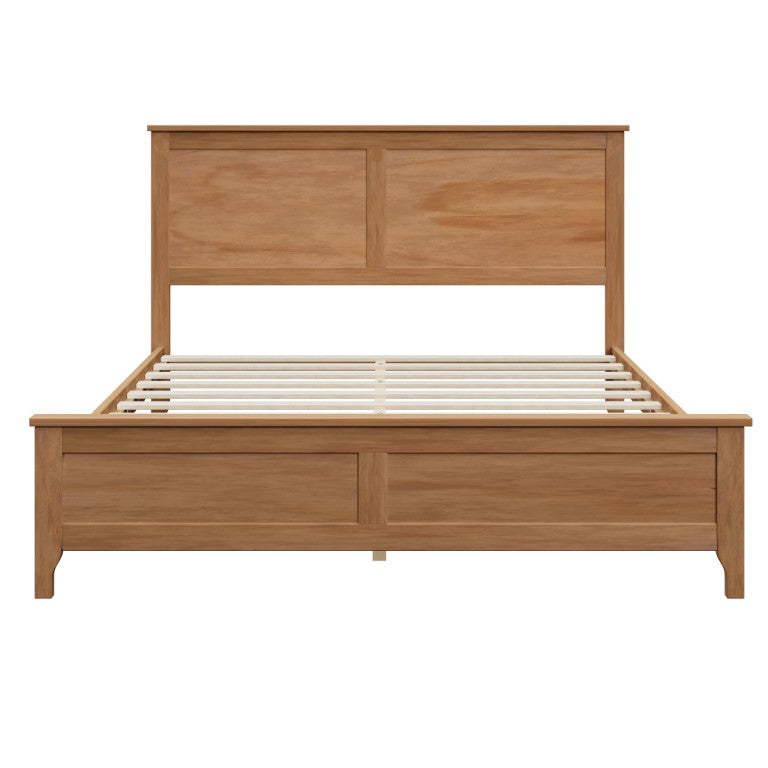 English Elm Bs701p414285s Solid Pine Platform Bed Mid Century Tapered Legs Minimalist Bedroom Frame N701P414285S