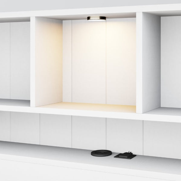 English Elm Twin Storage Bed Bookcase Headboard Built-In Downlight Charging Station Drawers White N701P465375K