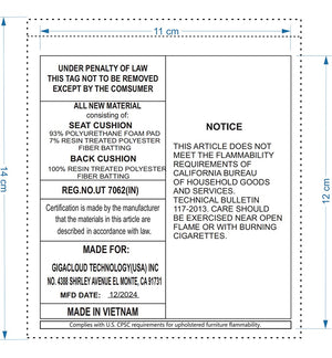 English Elm K&K 8-Piece Wicker Patio Set with 360° Swivel Rockers, Acacia Storage Table, Durable Cushions Blue+Brown N707S000016E