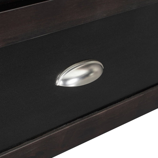 English Elm Queen Murphy Wall Bed Cabinet with Built-in Storage Drawers and Usb Charging Ports Espresso N708S10002P
