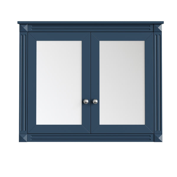 English Elm 36'' Wall Mounted Bathroom Medicine Cabinet with Dual Mirrors and Adjustable Storage Shelves N710P371186C