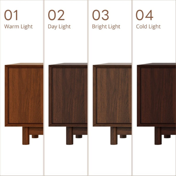 English Elm 78 Inch Rattan Media Console with Walnut Finish Ash Legs and Storage for Living Room N710P486455P