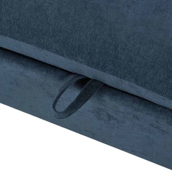 English Elm U_style Modular U-shaped Sectional Sofa with Ottomans Linen Fabric Modern Living Room N711P405449C