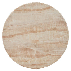 English Elm U_style MGO Sculptural Hourglass Side Table Faux Marble Finish Indoor Outdoor Accent Beige Brown N711P541958A