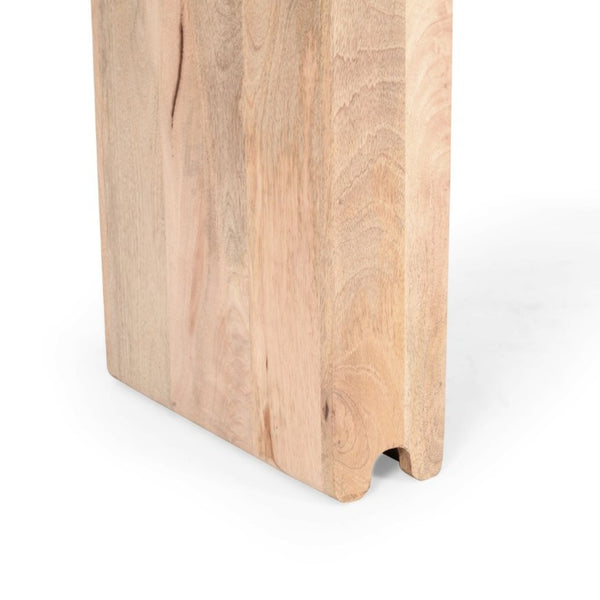 English Elm Trexm Solid Mango Wood Farmhouse Console Table Narrow Entryway Sofa Hall Accent Natural N715P224881N