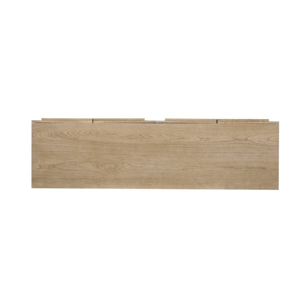 English Elm Trexm Four Door Wood Veneer Sideboard with Adjustable Shelves for Dining or Kitchen Natural N715P246892D