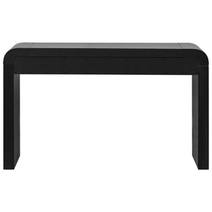 English Elm Trexm Fluted Drawer Acacia Veneer Console Table Rustic Entryway Sofa Hallway Accent Black N715P266077B