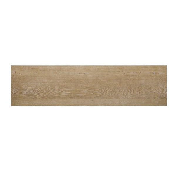 English Elm Trexm 60 Inch Farmhouse Console Table Waterfall Edge Ash Veneer Hidden Drawers Entryway Natural N715P289696N