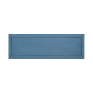 English Elm Trexm Cambridge Vintage Pine Console Table Four Drawers Open Shelf Entryway Storage Light Navy N715P415310H