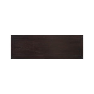 English Elm Trexm Cambridge Vintage Pine Console Table Four Drawers Open Shelf Entryway Storage Espresso N715P415310P
