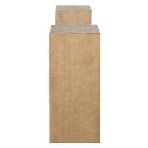 English Elm Trexm Cushioned Mudroom Bench with Flip Compartments Drawers and Open Shelving Brown N715P437150D