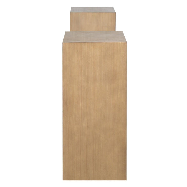 English Elm Trexm Cushioned Mudroom Bench with Flip Compartments Drawers and Open Shelving Brown N715P437150D