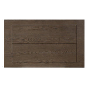 English Elm Trexm Farmhouse Dining Table Seats Six with Trestle Base and Oak Veneer Finish Espresso N715P475469P