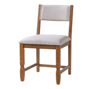 English Elm Topmax Extendable Rubberwood Six Piece Dining Set with Bench and Padded Chairs N717D266002D