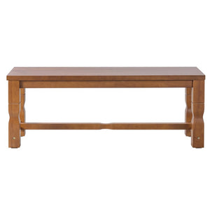 English Elm Topmax Extendable Rubberwood Six Piece Dining Set with Bench and Padded Chairs N717D266002D