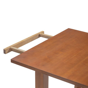 English Elm Topmax Extendable Rubberwood Six Piece Dining Set with Bench and Padded Chairs N717D266002D