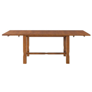 English Elm Topmax Extendable Rubberwood Six Piece Dining Set with Bench and Padded Chairs N717D266002D