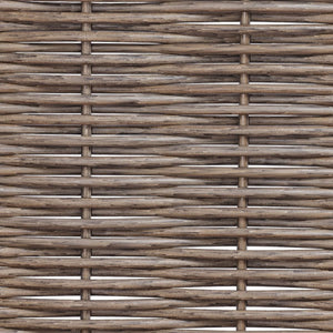 English Elm Topmax Outdoor Acacia Wood Twin Swing Bed with Handwoven Rattan Panels for Porch or Patio Teak N717P417844D