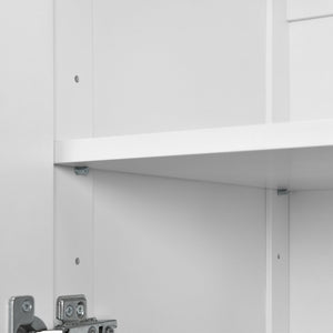 English Elm N717p426196k[not for Sale] Floor Cabinet MDF Storage Wall with Drawers Shelves Soft Close N717P426196K
