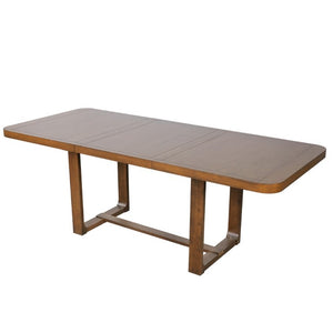 English Elm N717p468469d Extendable Solid Wood 6 Piece Dining Set with Bench for Family Gatherings N717P468469D