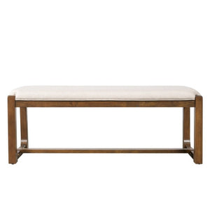 English Elm N717p468469d Extendable Solid Wood 6 Piece Dining Set with Bench for Family Gatherings N717P468469D