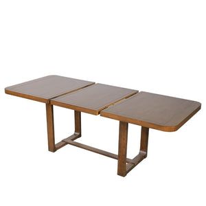 English Elm N717p468469d Extendable Solid Wood 6 Piece Dining Set with Bench for Family Gatherings N717P468469D