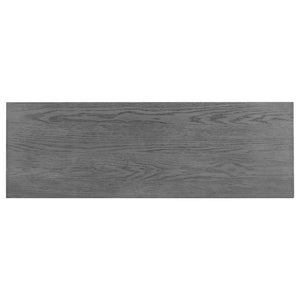 English Elm Topmax Farmhouse Acacia Wood 3 Piece Bar Height Dining Set for Kitchen Nook Gray+Beige N717P498378E