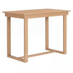 English Elm Topmax Farmhouse 5 Piece Counter Dining Set Distressed Acacia Top with Cushioned Chairs N717S000230A
