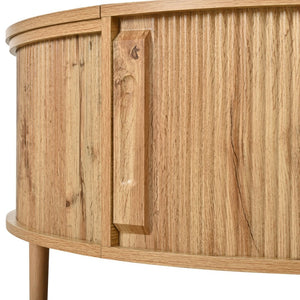 English Elm U-can Round Lift Top Coffee Table Dual Storage Pine Legs Wave Grain Living Room Acacia Wood N724P416053D