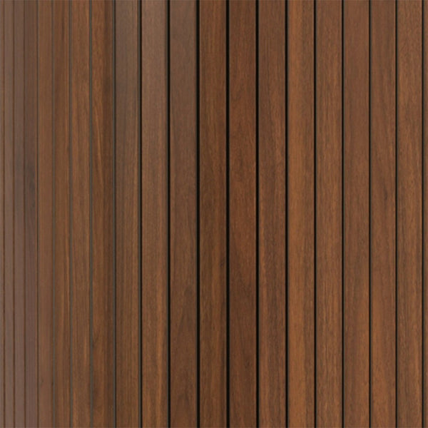 English Elm 28" Fluted Tambour Door Bar Cabinet with Wine Rack Glass Holders and Adjustable Shelving Walnut N728P458234Z