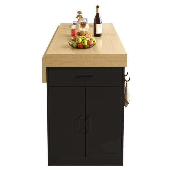 English Elm Bar Cabinet Tall Floor to Ceiling Unit with Wine Rack Glass Holders Open Shelving Bar Table with Drop Leaf N728P511481B
