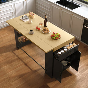 English Elm Bar Cabinet Tall Floor to Ceiling Unit with Wine Rack Glass Holders Open Shelving Bar Table with Drop Leaf N728P511481B