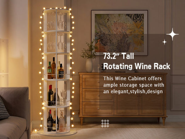 English Elm Bar Cabinet with Fridge Compartment Power Outlet Two Tone Mid Century Modern Storage White 22.1 L x 22.1 W x 73.2 H N728P513727W