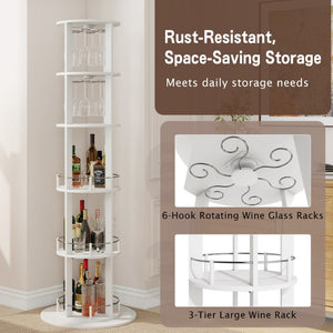English Elm Bar Cabinet with Fridge Compartment Power Outlet Two Tone Mid Century Modern Storage White 22.1 L x 22.1 W x 73.2 H N728P513727W