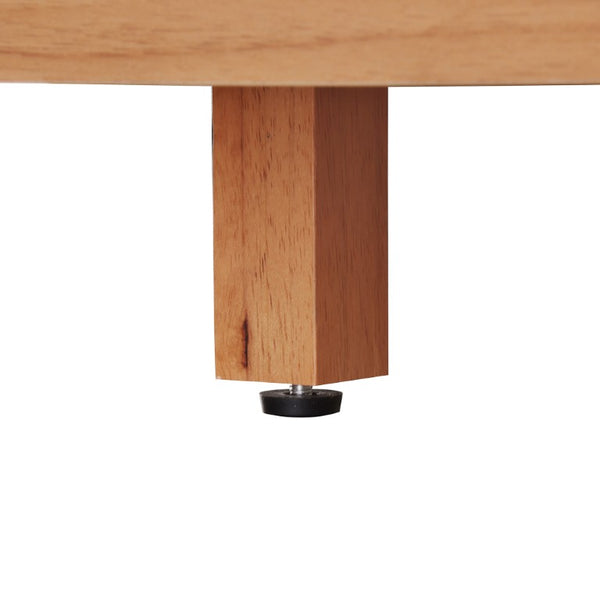 English Elm Video]47.2-Inch Bathroom Vanity SMC Resin Sink Rubberwood Legs Soft-Close Modern N729P000036N