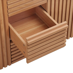 English Elm Viedo]59-Inch Freestanding Double Sink Vanity with Rubberwood Legs and Soft Close Doors Let Me Count: = 13, Then Space, = 12, = 6, = 4, = 6, = 4, = 10, = 4, and = 3, Wood 59 inches N729P000037N