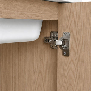 English Elm Viedo]59-Inch Freestanding Double Sink Vanity with Rubberwood Legs and Soft Close Doors Let Me Count: = 13, Then Space, = 12, = 6, = 4, = 6, = 4, = 10, = 4, and = 3, Natural 47.56 inches N729P000038N