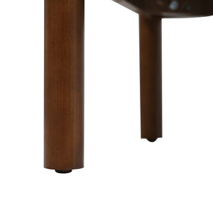 English Elm [video]30-inch Bathroom Vanity Bamboo Woven Doors Walnut Mdf Soft Close Gold Hardware N729P285517W
