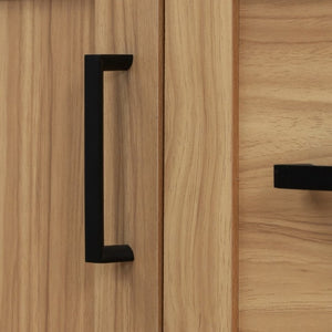 English Elm 30 Inch Acacia Wood Bathroom Vanity with Ceramic Sink Soft Close Drawers Modern Style N729P338555N