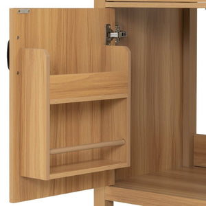 English Elm 30 Inch Modern Bathroom Vanity with Ceramic Sink Soft Close Drawers Matte Hardware N729P488578N