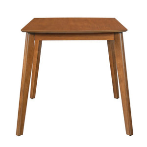 English Elm Mid Century Rectangular Dining Table Solid Rubberwood Legs Seats Four Modern Kitchen N752P469078D