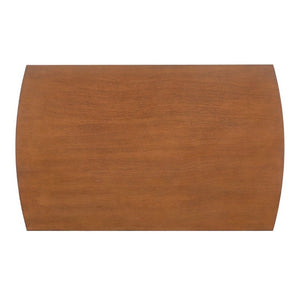 English Elm Mid Century Rectangular Dining Table Solid Rubberwood Legs Seats Four Modern Kitchen N752P469078D