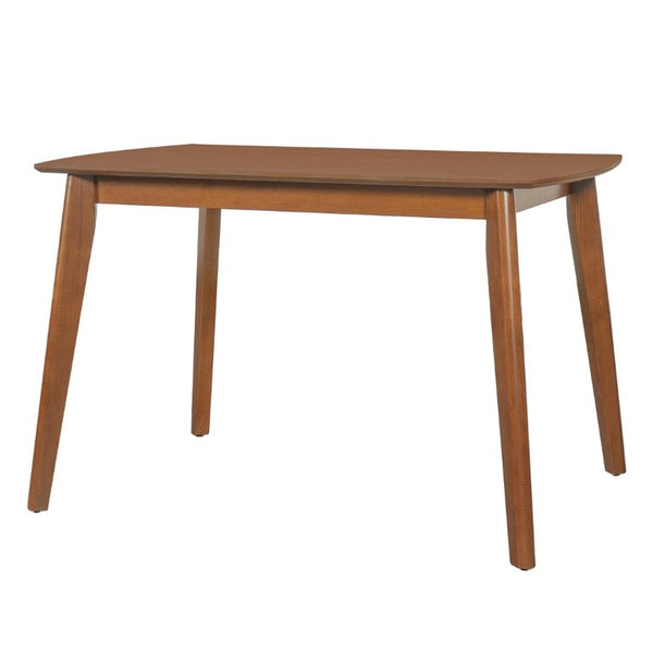 English Elm Mid Century Rectangular Dining Table Solid Rubberwood Legs Seats Four Modern Kitchen N752P469078D