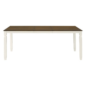 English Elm 59-77 Extendable Dining Table Oak Veneer Top Rubberwood Legs Seats Six Modern Farmhouse Beige+Brown N752P472075D