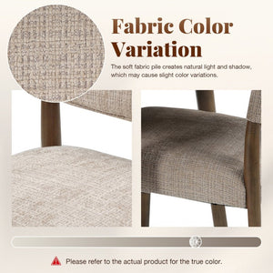 English Elm 3-Piece Drop-Leaf Round Dining Set Birch Veneer Top Upholstered Chairs Small Space Walnut N752S000619D