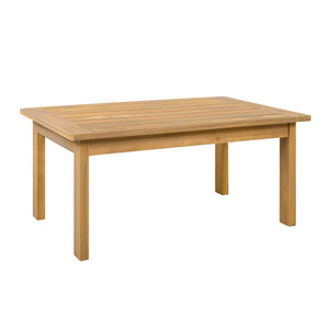 English Elm Outdoor Solid Acacia Wood 2 Piece Patio Chat Set with Thick Foam Cushions N757P388746N