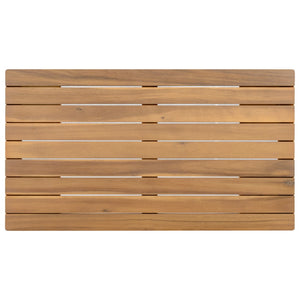 English Elm Outdoor Acacia Wood Patio Bistro Set with Cushioned Chairs and Coffee Table N757P395518I