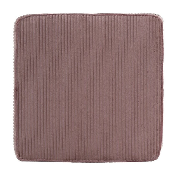 English Elm Upholstered Corduroy Square Ottoman Ribbed Texture Foam Coil Modern Living Room Pink N757P414086P