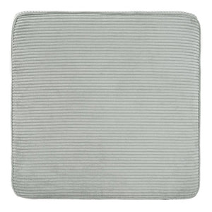 English Elm Upholstered Corduroy Square Ottoman Coil Spring Foam Seat for Modern Living Rooms N757P414087Q