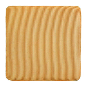 English Elm Upholstered Square Corduroy Ottoman Coil Spring Foam Seat for Living Room Accent N757P414087Y